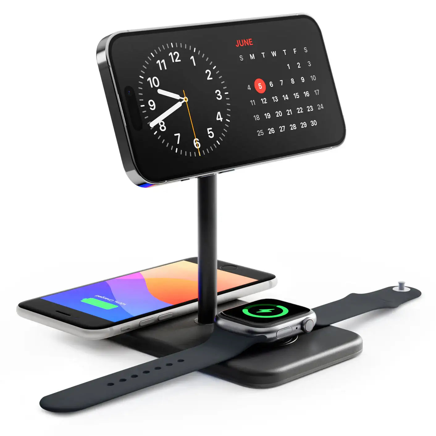 Twelve South - HiRise 3 Deluxe 2024 Wireless Charging Stand - Potrójna Ładowarka MagSafe