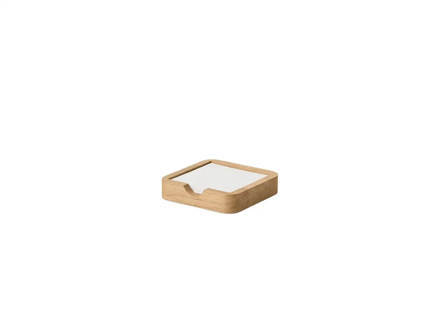 Drewniany stojak na notatki, minimalistyczny organizer biurkowy do home office