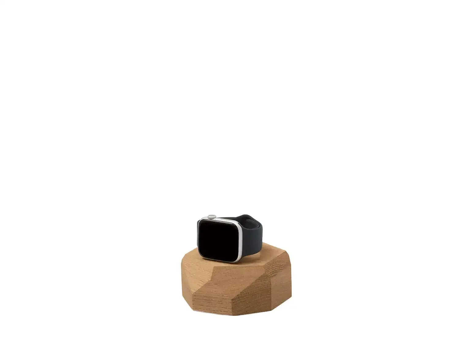 Stojak drewniany na zegarek na biurko, minimalistyczny dodatek do home office