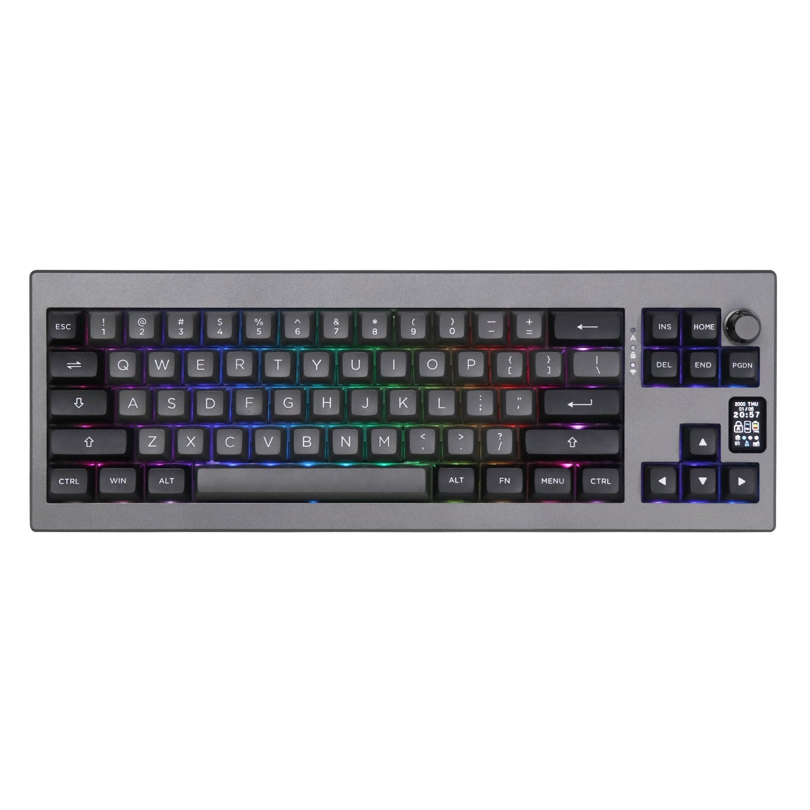Epomaker - Shadow-X 70% Gasket Mount Hot Swappable Wired/Wireless Keyboard