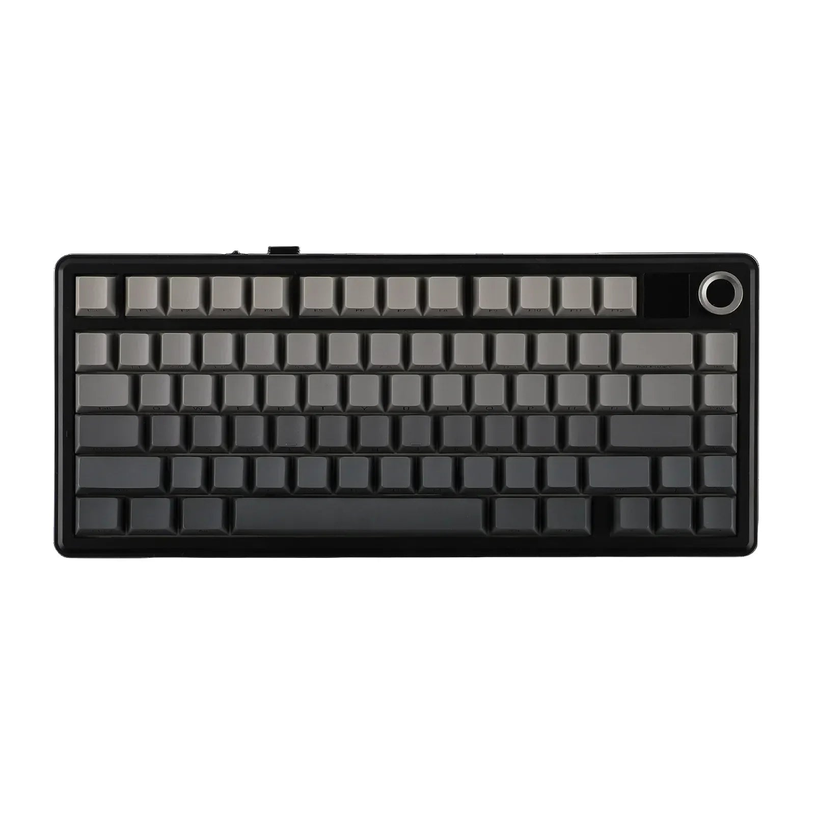 AULA - F75 MAX Mechanical Keyboard with TFT Screen - Klawiatura Mechaniczna - Gradient Grey Side-Engraved