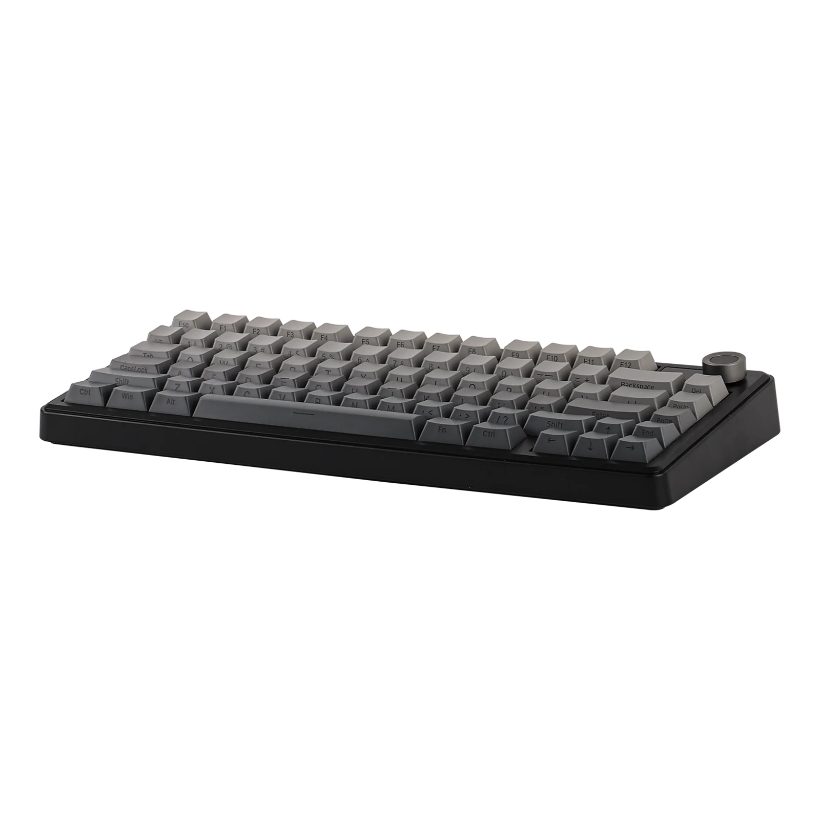 AULA - F75 MAX Mechanical Keyboard with TFT Screen - Klawiatura Mechaniczna - Gradient Grey Side-Engraved