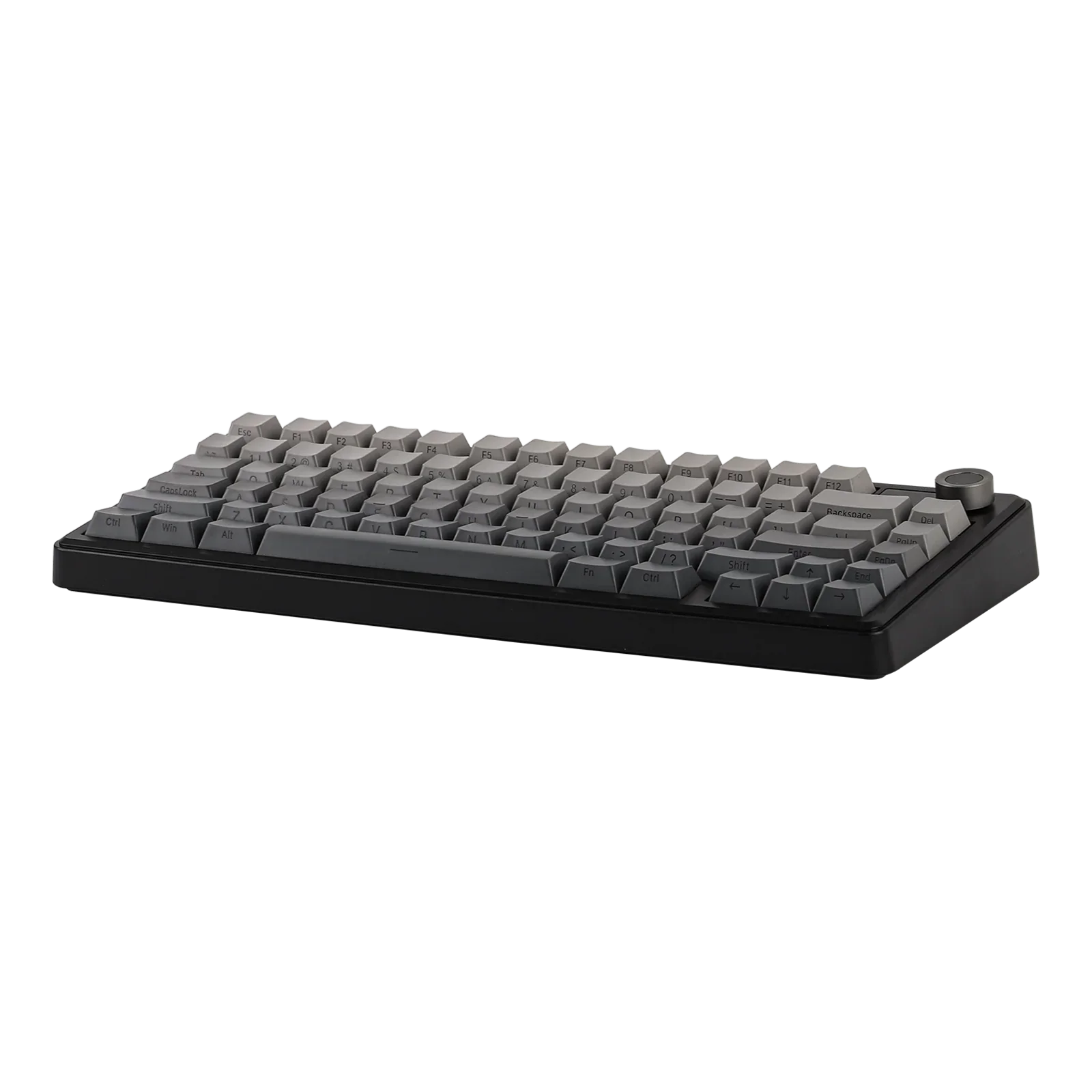 AULA - F75 MAX Mechanical Keyboard with TFT Screen - Klawiatura Mechaniczna - Gradient Grey Side-Engraved
