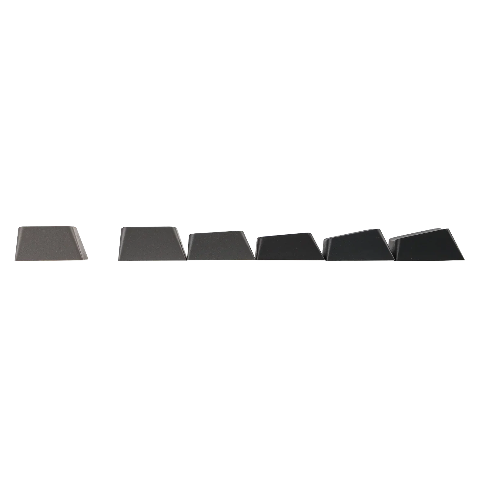 Czarne keycapy do klawiatury mechanicznej, idealne do personalizacji desk setupu i home office