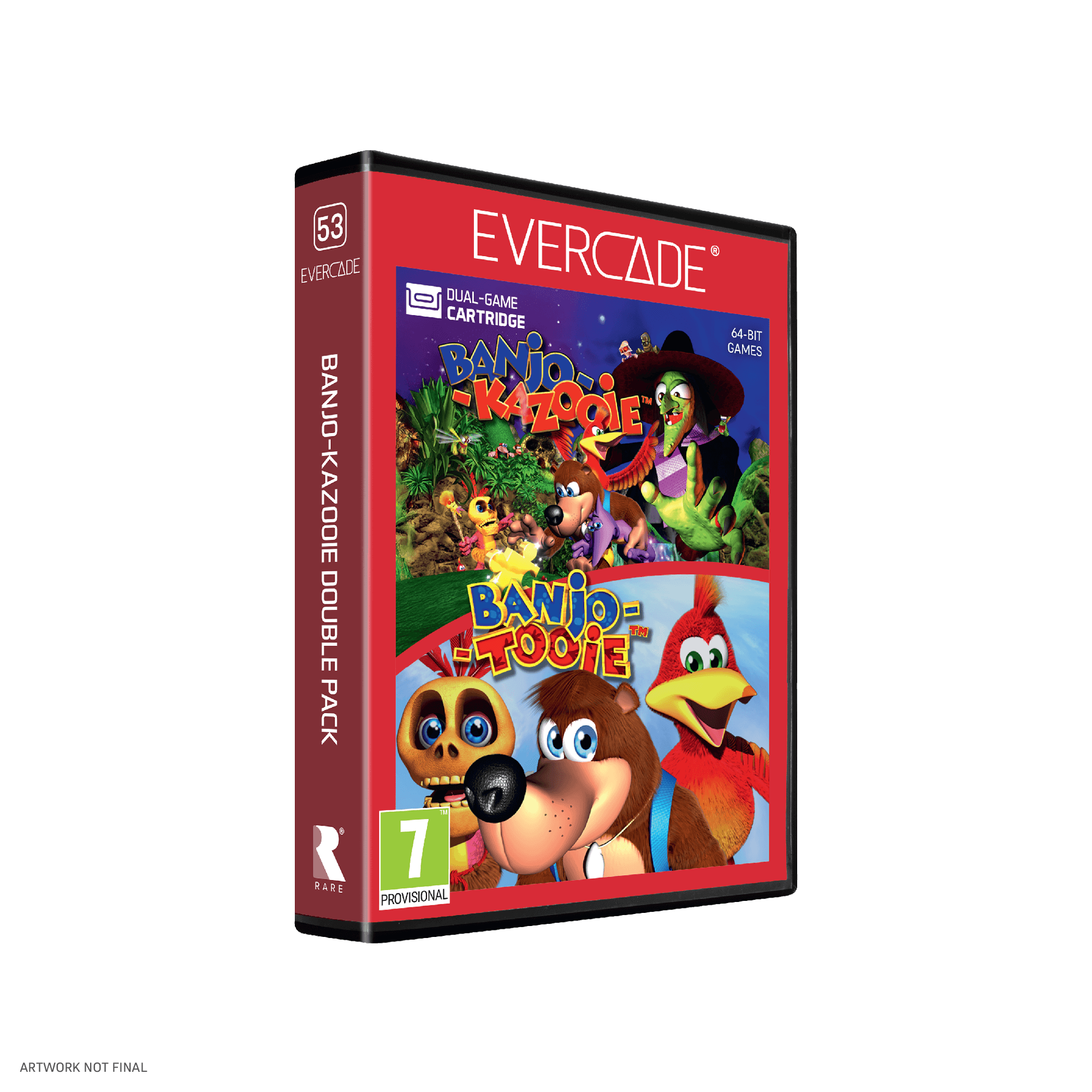 Evercade - Nexus and Banjo-Kazooie Double Pack - Konsola z Zestawem Gier Retro