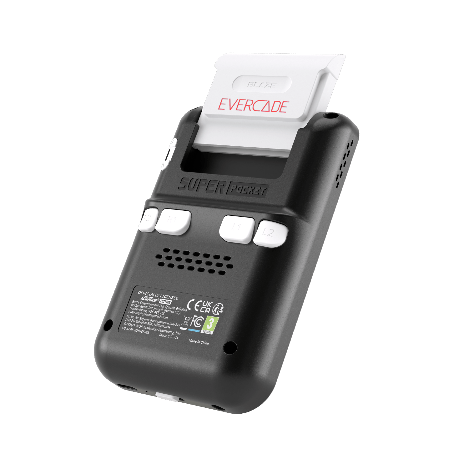 Evercade - Hyper Mega Tech Super Pocket Activision Edition - Konsola Retro z Zestawem Gier