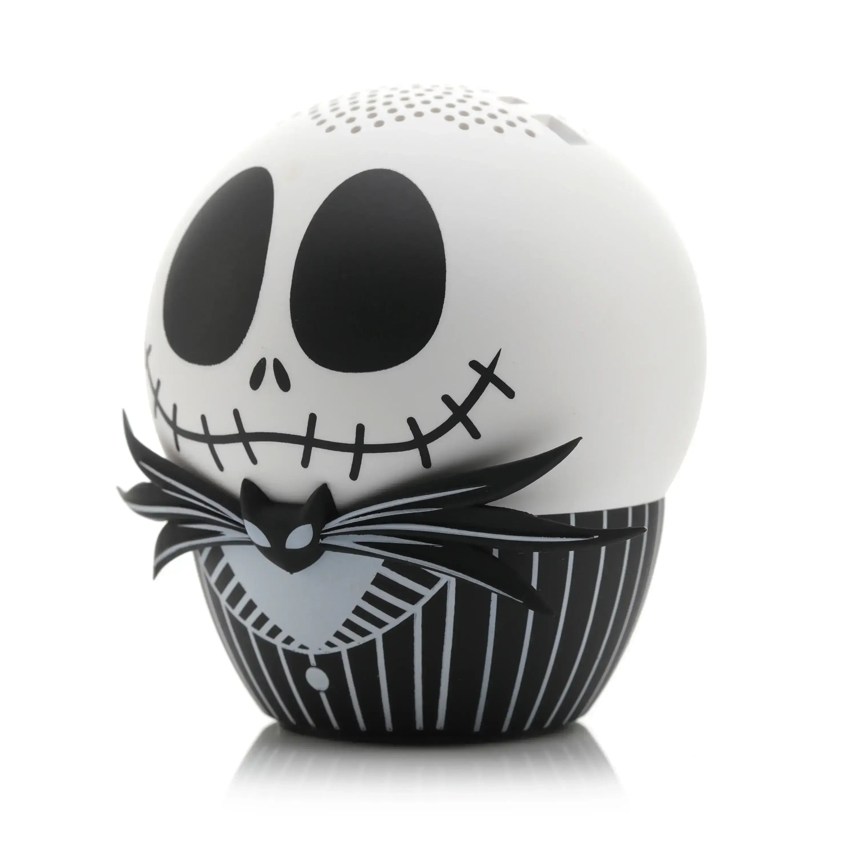 Figurka dekoracyjna Jack Skellington, czarno-biała, idealna do biura lub na desk setup.