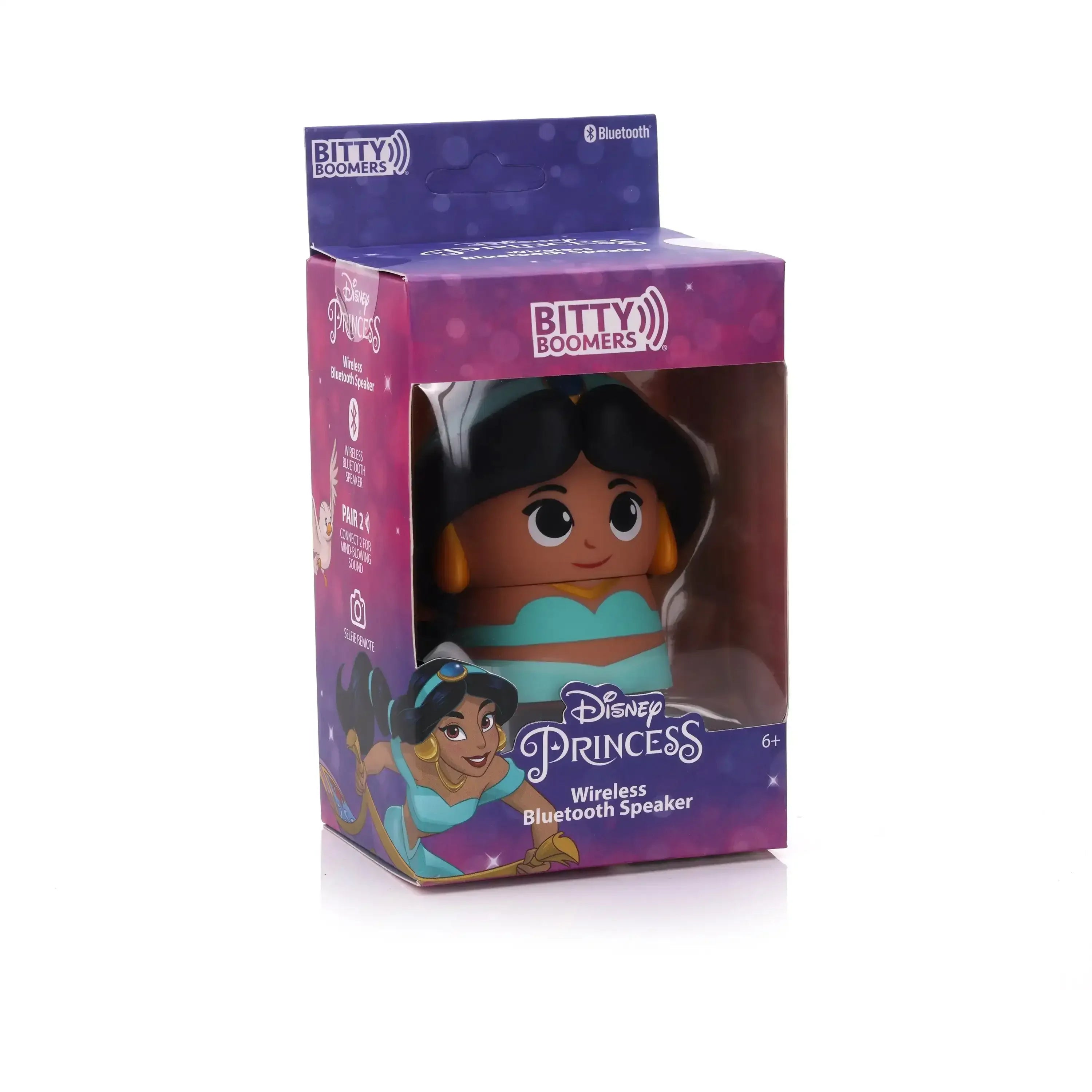 Mini głośnik Bluetooth w kształcie księżniczki Jasmine w kolorowym opakowaniu