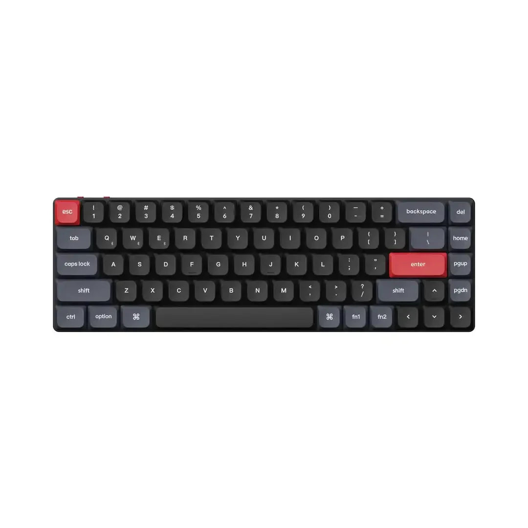 Klawiatura mechaniczna hot-swap z kolorowymi keycapami, idealna do biura domowego