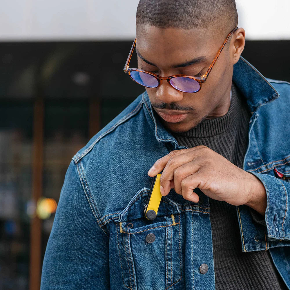 Orbitkey - Key Organizer Hybrid Leather - Skórzany Organizer do Kluczy