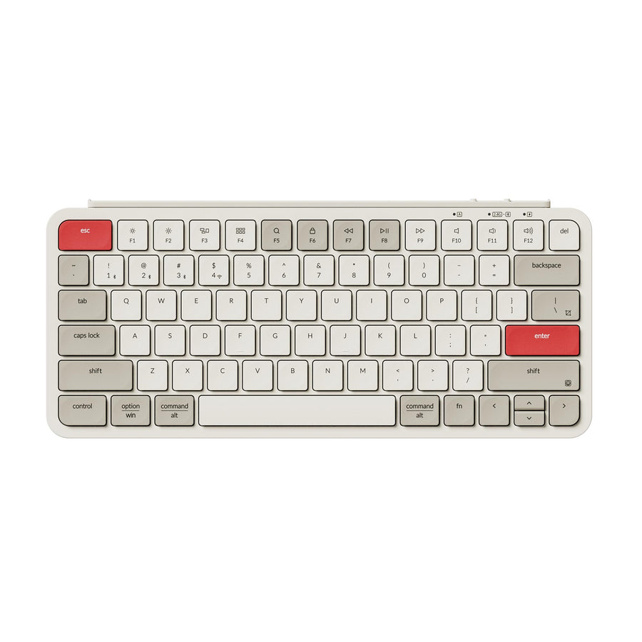 Keychron - B1 Pro Ultra-Slim Wireless Keyboard - Niskoprofilowa Klawiatura Bezprzewodowa