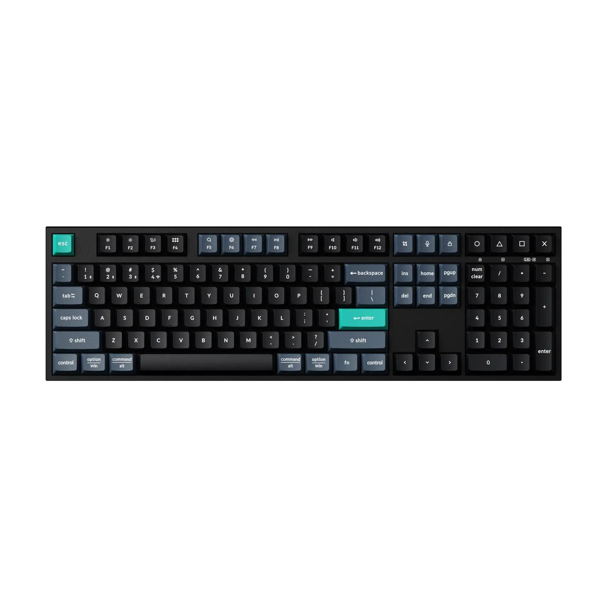 Keychron B36 Wireless Keyboard Deep Black