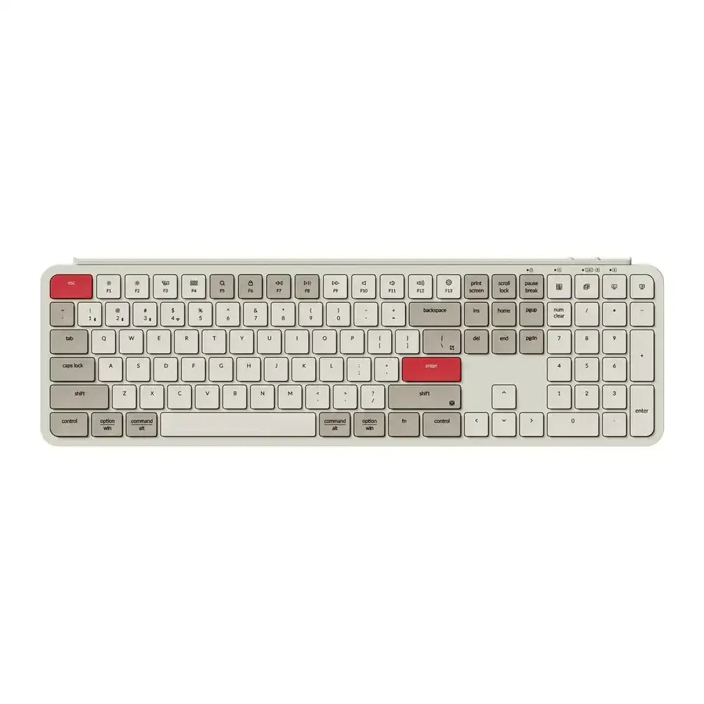 Keychron - B6 Pro Ultra-Slim Wireless Keyboard - Niskoprofilowa Klawiatura Bezprzewodowa