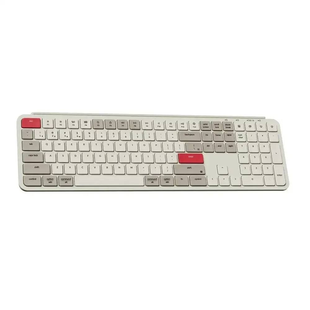 Keychron - B6 Pro Ultra-Slim Wireless Keyboard - Niskoprofilowa Klawiatura Bezprzewodowa