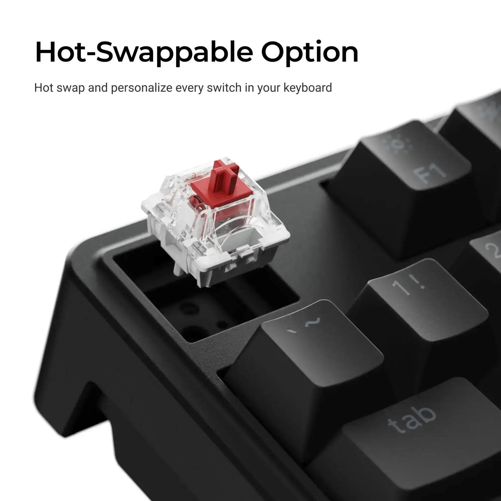 Keychron - C3 Pro 8K QMK Wired Custom Mechanical Keyboard - Przewodowa Klawiatura Mechaniczna