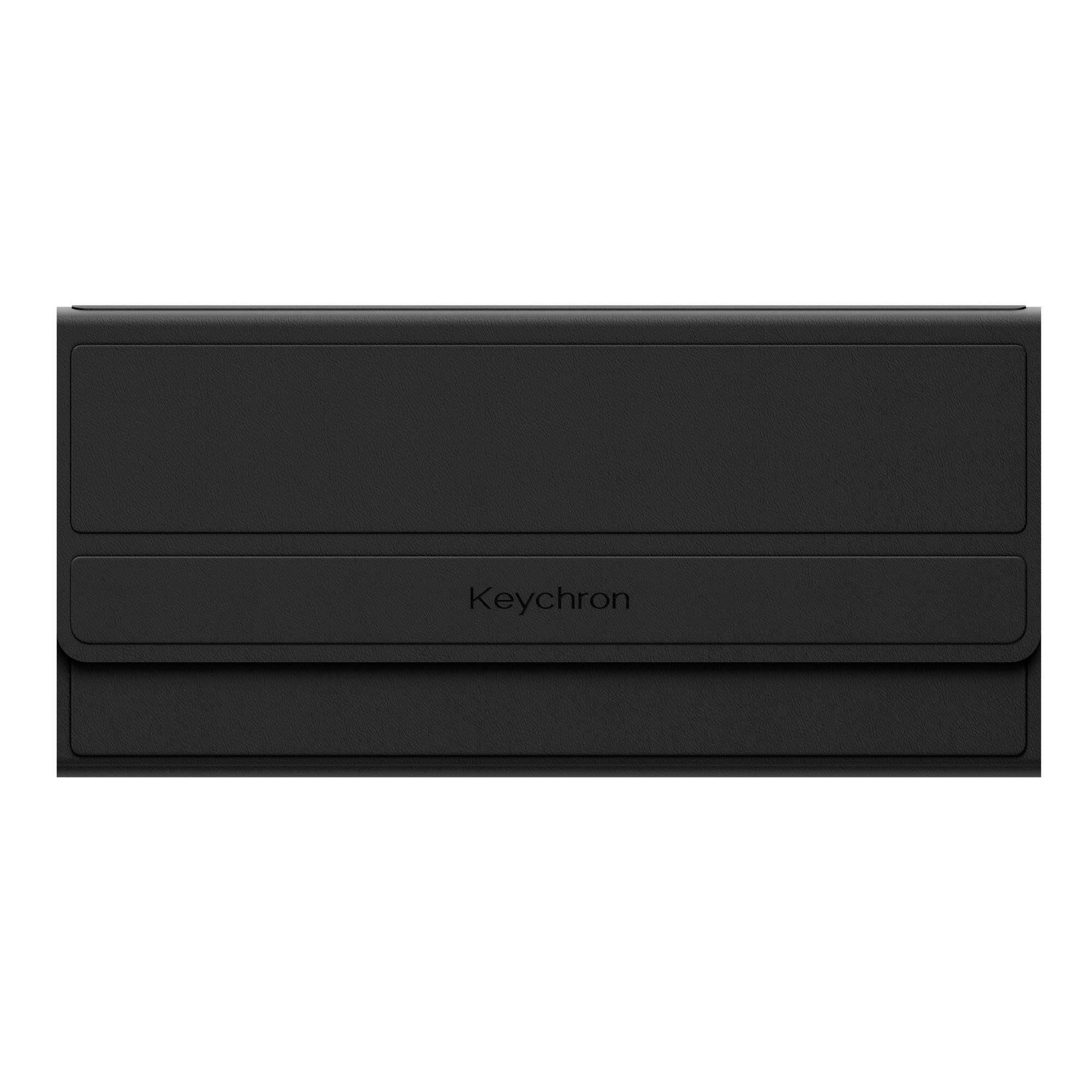 Czarne etui ochronne na klawiaturę Keychron K3 Max, minimalistyczny design, akcesoria biurowe