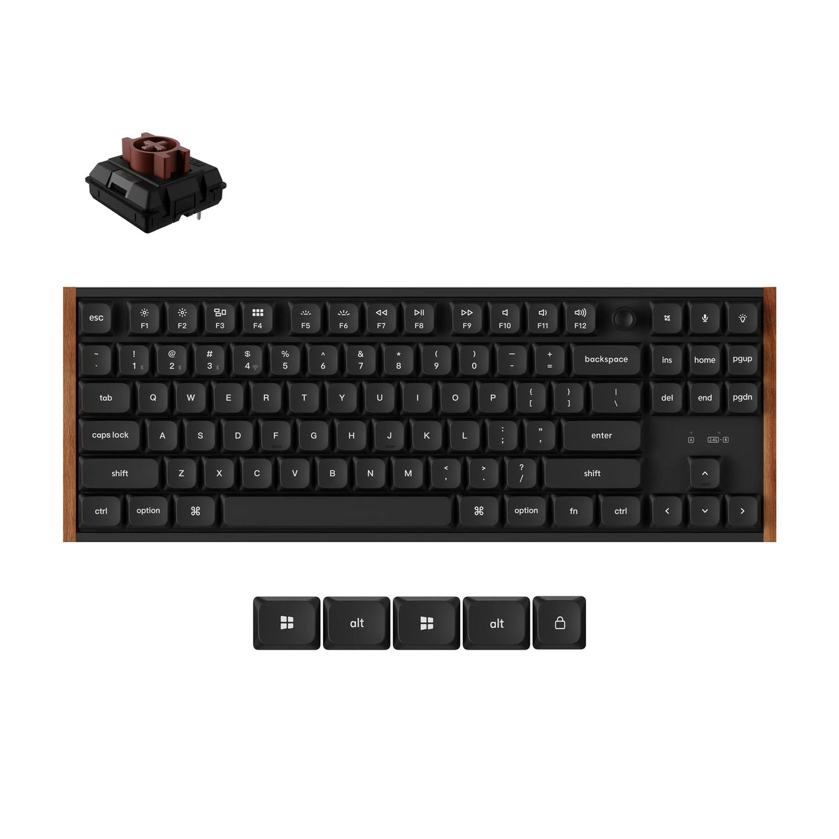 Keychron - K1 Ultra 8k Wireless Custom Mechanical Keyboard - Klawiatura Mechaniczna