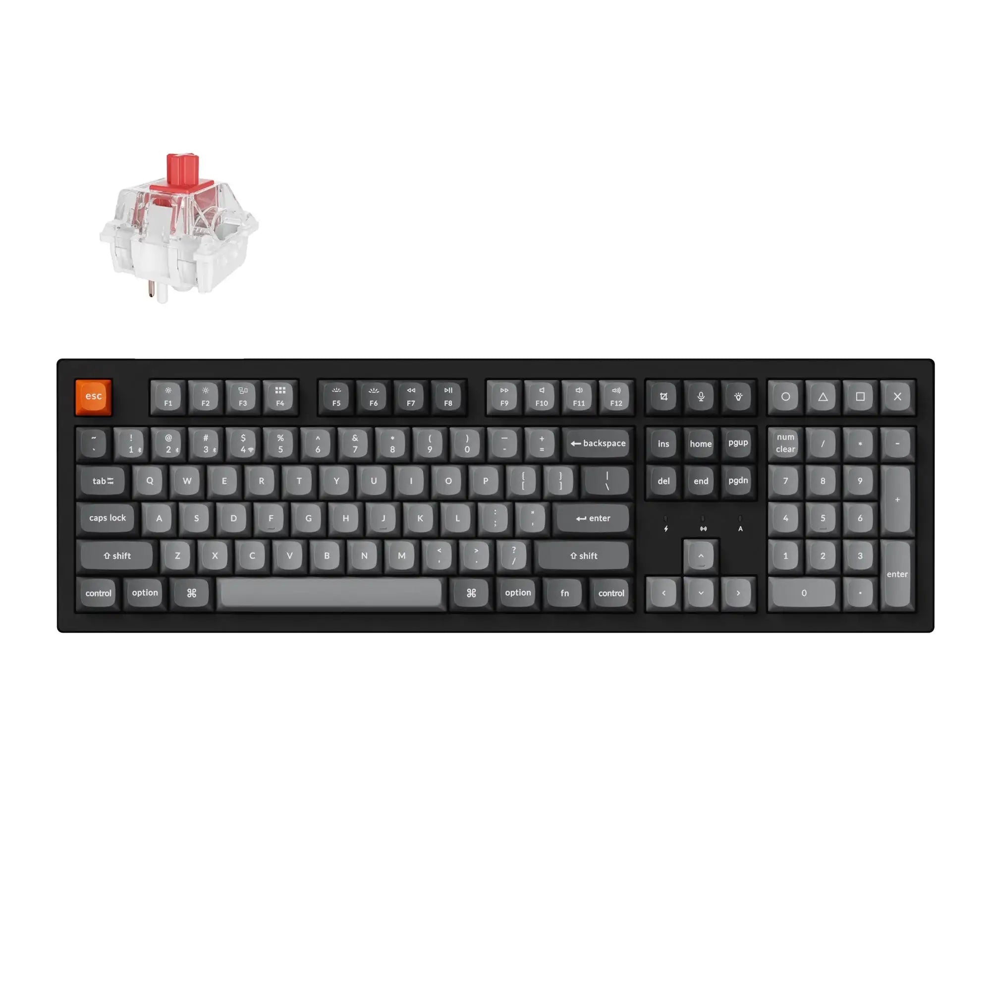 Keychron - K10 Max QMK Wireless Mechanical Keyboard - Klawiatura Mechaniczna