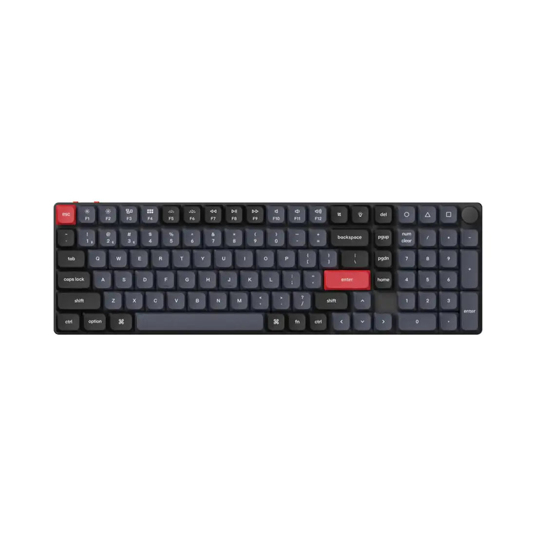 Keychron - K17 Pro QMK/VIA Wireless Custom Mechanical Keyboard - Niskoprofilowa Bezprzewodowa Klawiatura Mechaniczna 96%