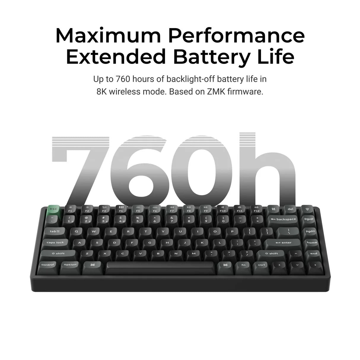 Keychron - K2 Ultra 8k Wireless Mechanical Keyboard - Klawiatura Mechaniczna