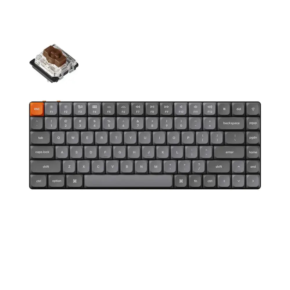 Keychron - K3 Max QMK/VIA Wireless Custom Mechanical Keyboard - Niskoprofilowa Bezprzewodowa Klawiatura Mechaniczna