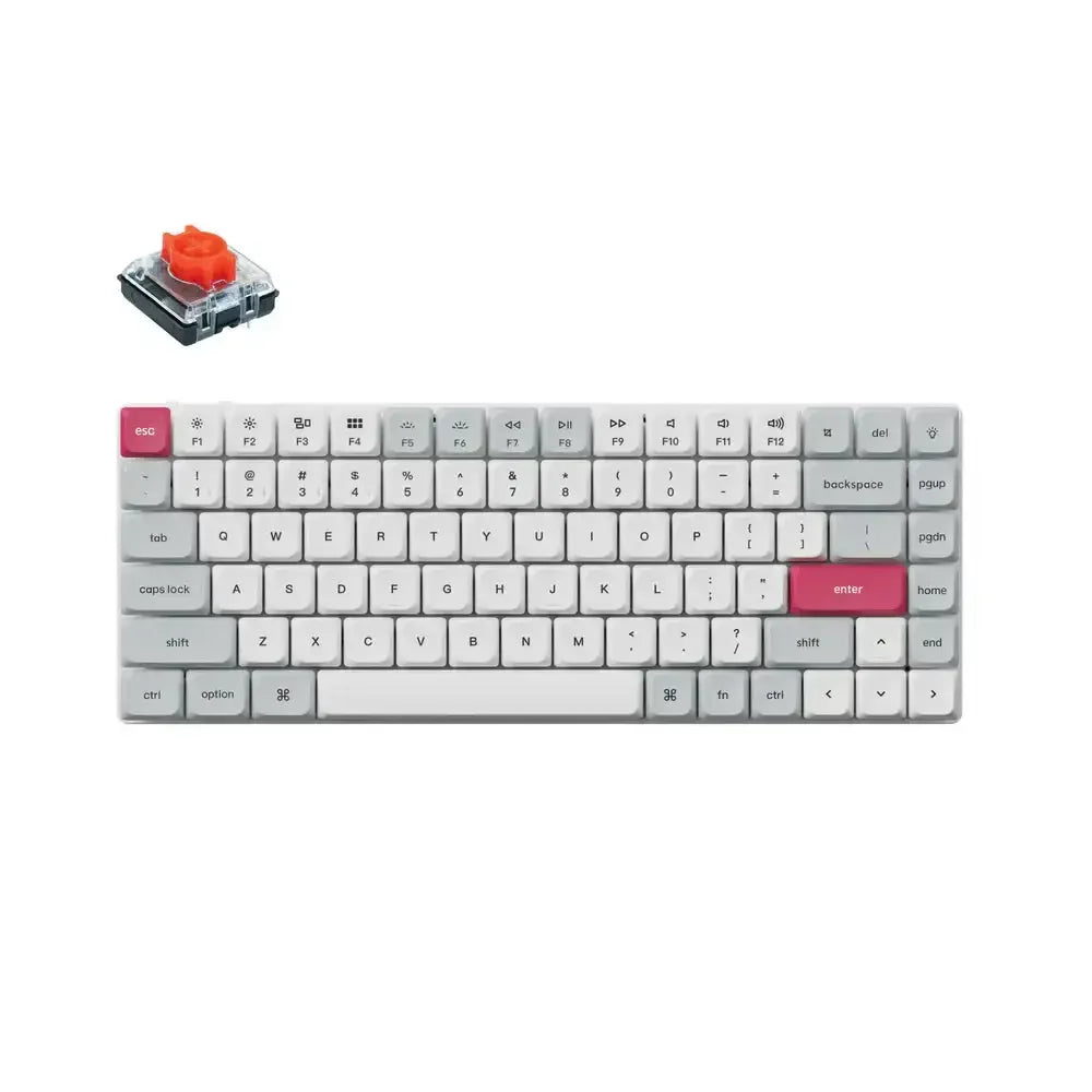 Keychron - K3 Max QMK/VIA Wireless Custom Mechanical Keyboard - Niskoprofilowa Bezprzewodowa Klawiatura Mechaniczna