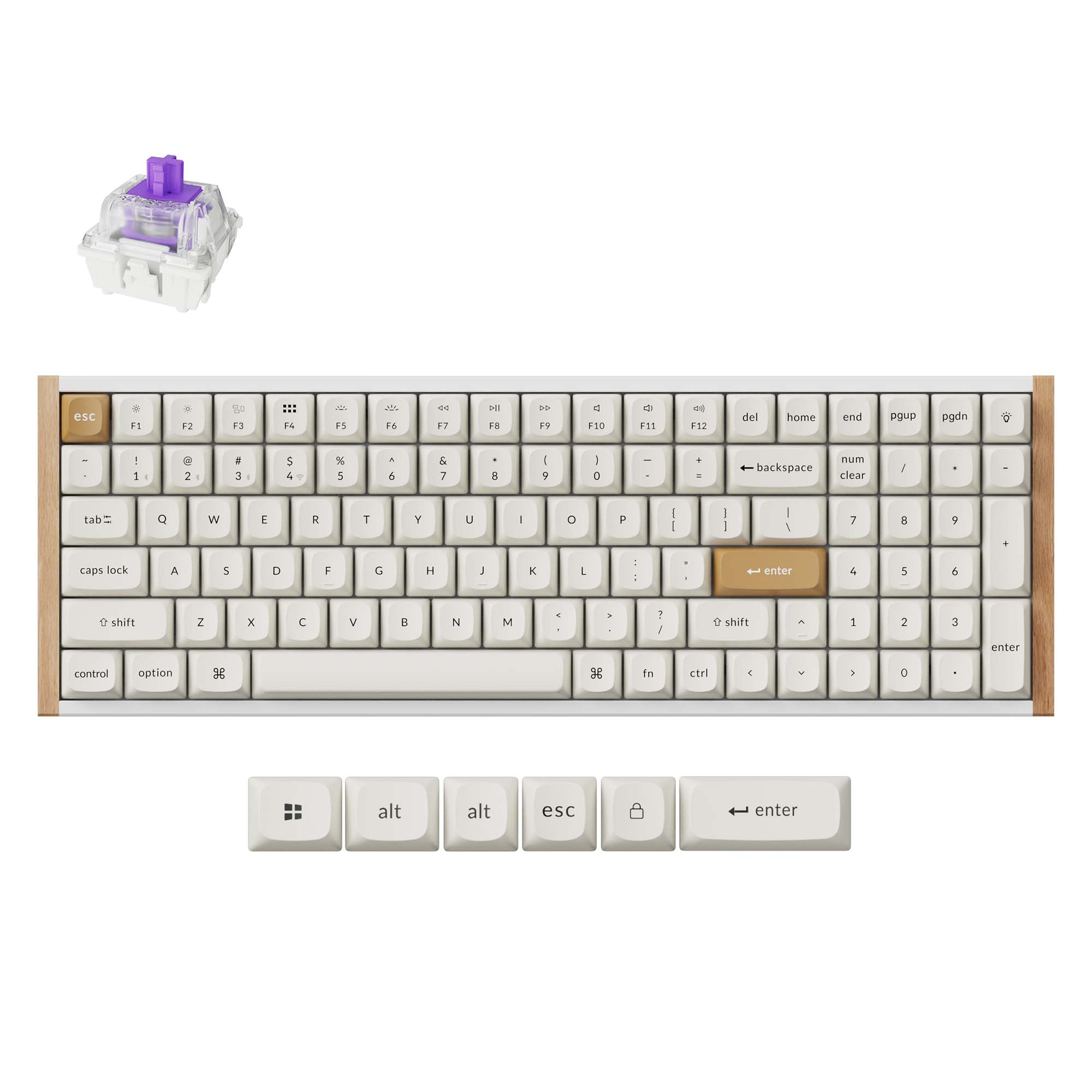 Keychron - K4 HE Wireless Magnetic Switch Custom Keyboard - Bezprzewodowa Klawiatura Magnetyczna