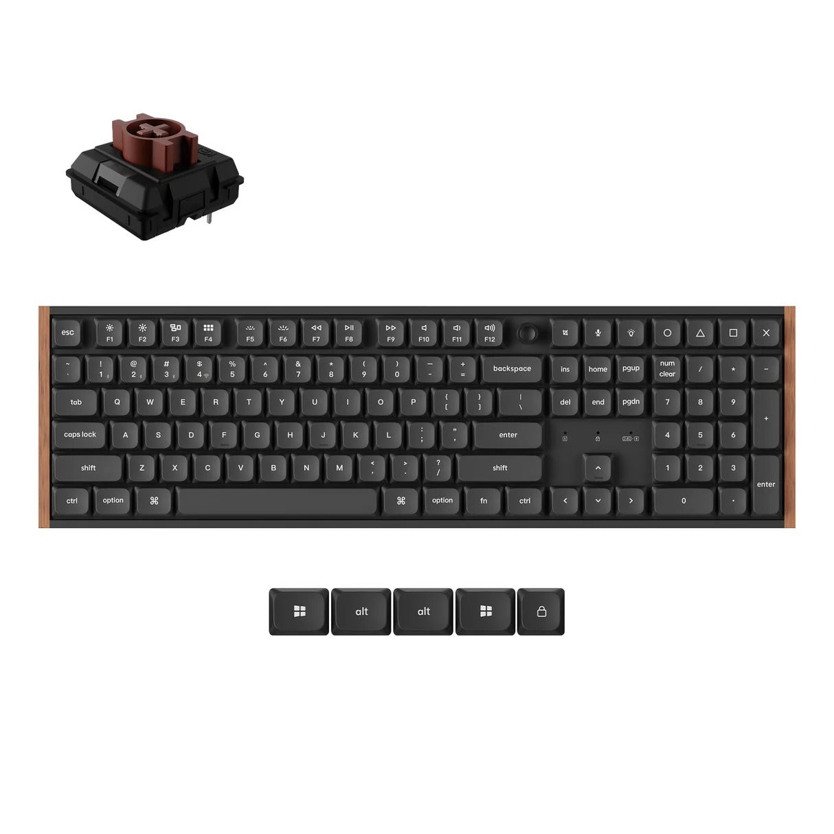Keychron - K5 Ultra 8k Wireless Low-Profile Mechanical Keyboard - Klawiatura Mechaniczna Niskoprofilowa