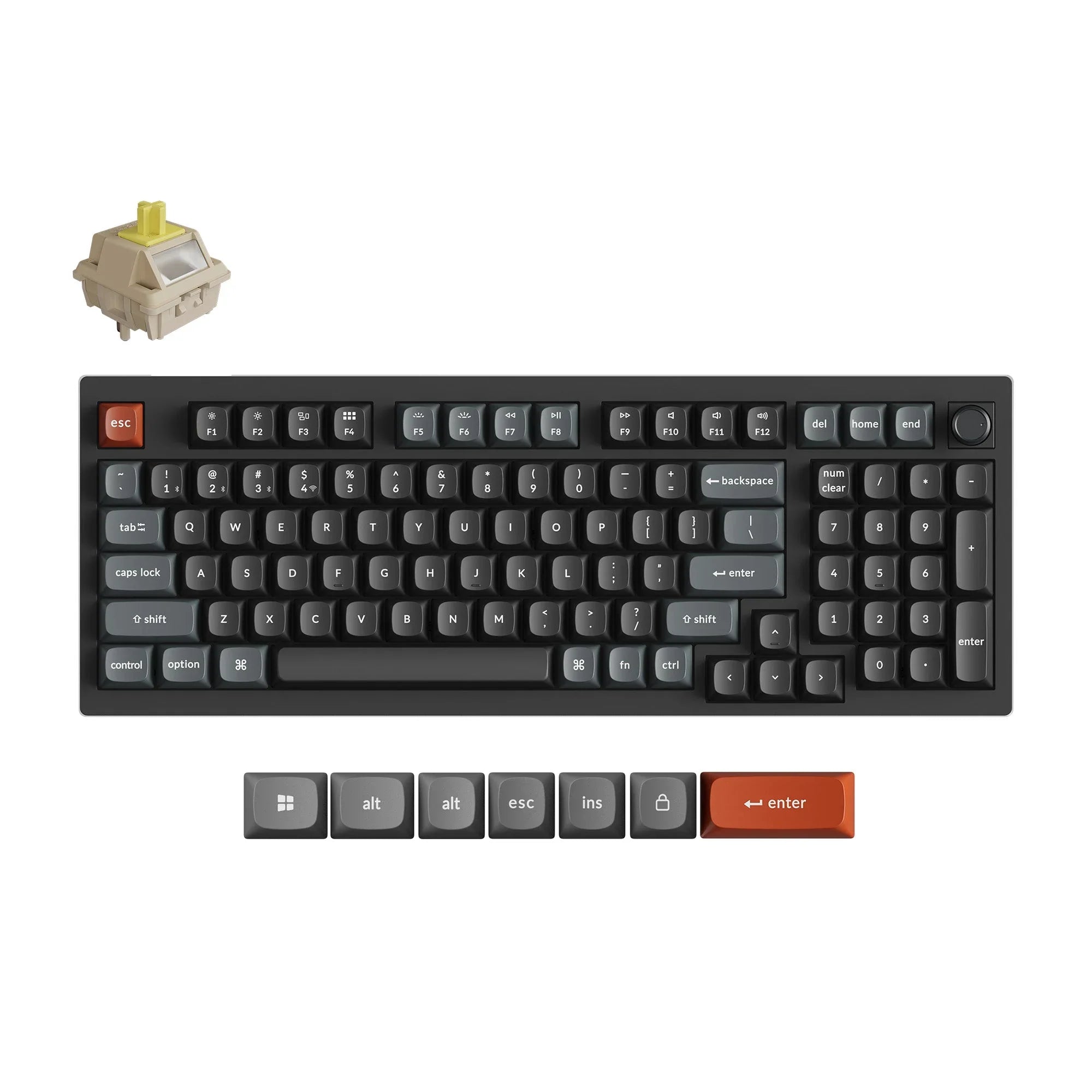 Keychron_V5_Ultra_8K_Wireless_Custom_Mechanical_Keyboard_-_Banana