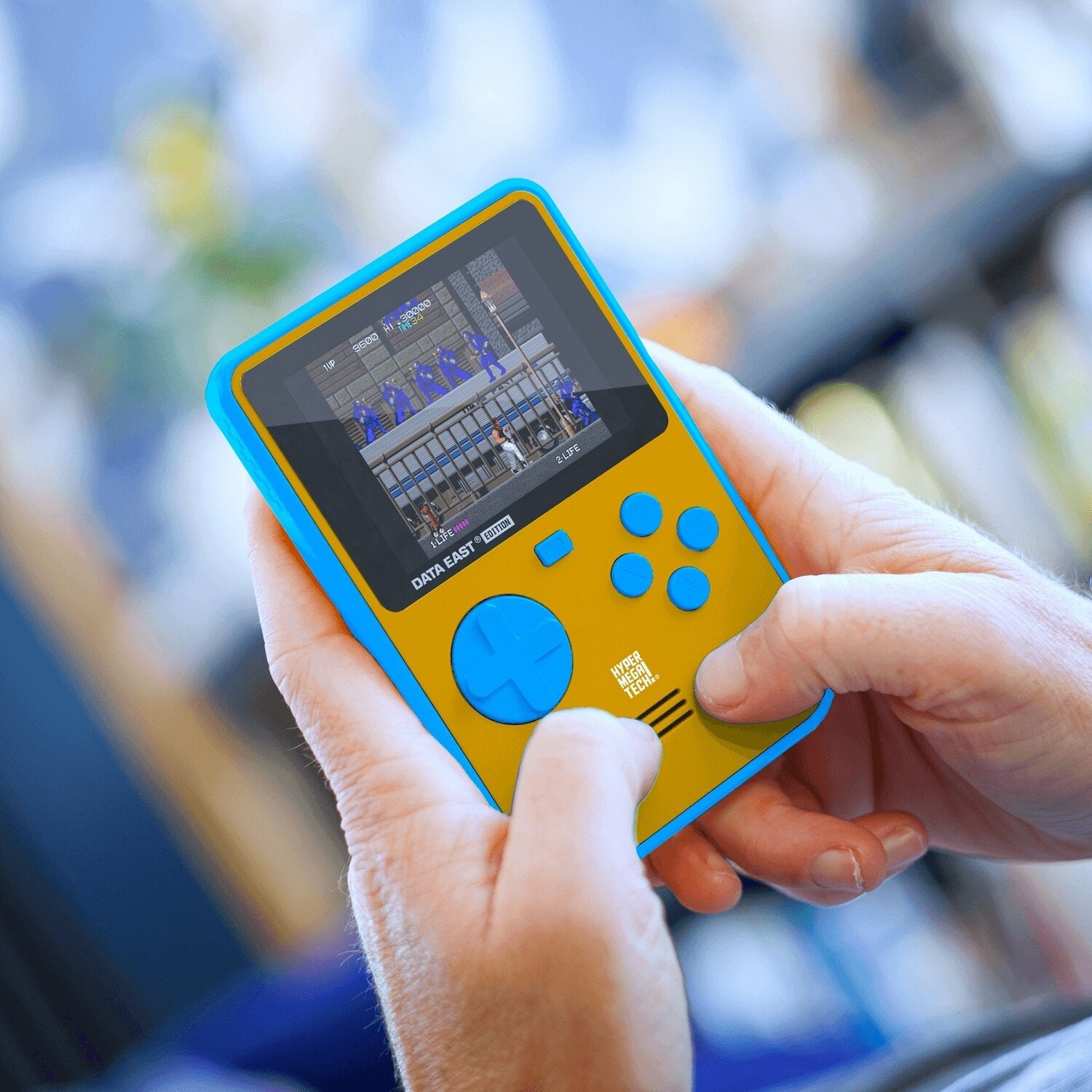 Evercade - Super Pocket Data East Console - Przenośna Mini Konsola Retro