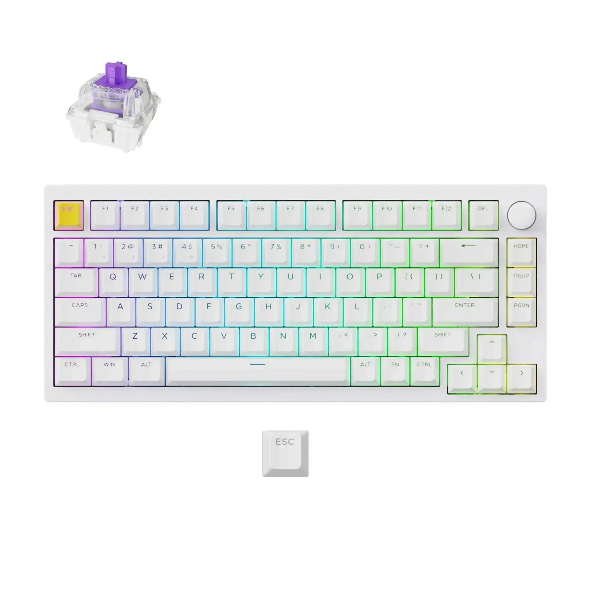 Lemokey - P1 HE Wireless Magnetic Switch Custom Gaming Keyboard - Bezprzewodowa Klawiatura Magnetyczna