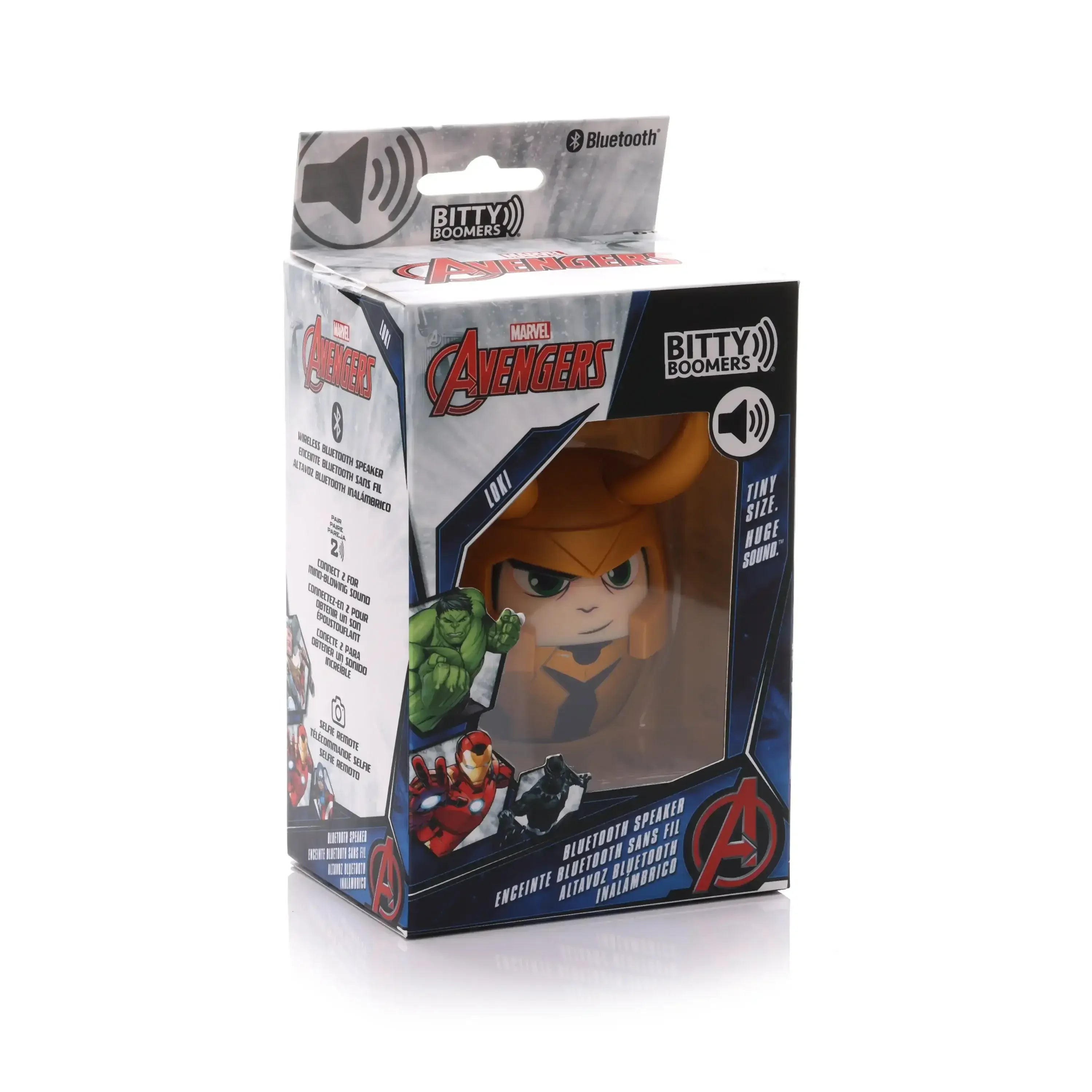 Głośnik Bluetooth Avengers Loki w opakowaniu, figurka biurowa, gadżet na biurko