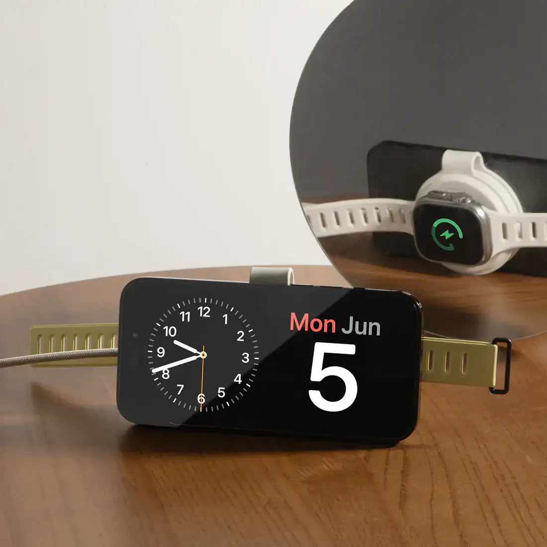 Native Union - Voyage 2-in-1 Magnetic Wireless Charger - Magnetyczna Ładowarka Bezprzewodowa 2w1