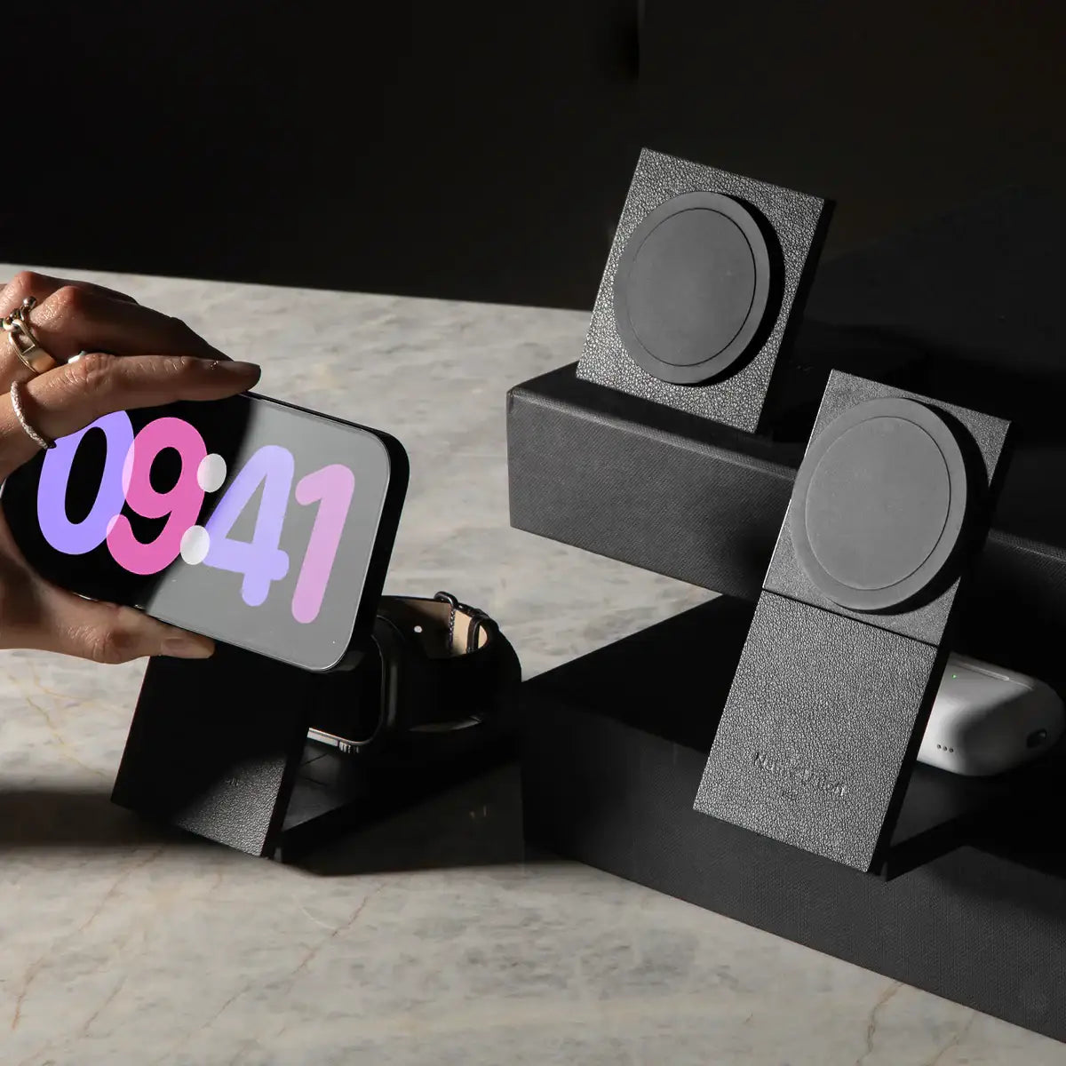 Native Union - Rise 3-in-1 Magnetic Wireless Charger - Magnetyczna Ładowarka Bezprzewodowa
