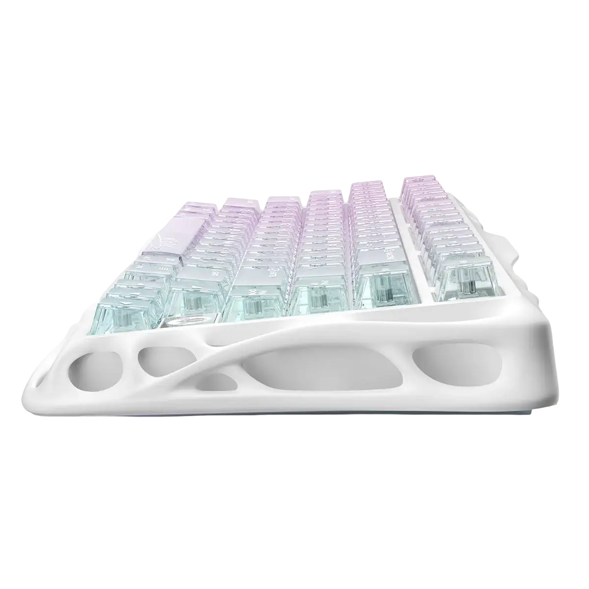 GravaStar - Mercury K1 Lite Crystal Aurora Wireless Mechanical Keyboard - Bezprzewodowa Klawiatura Mechaniczna