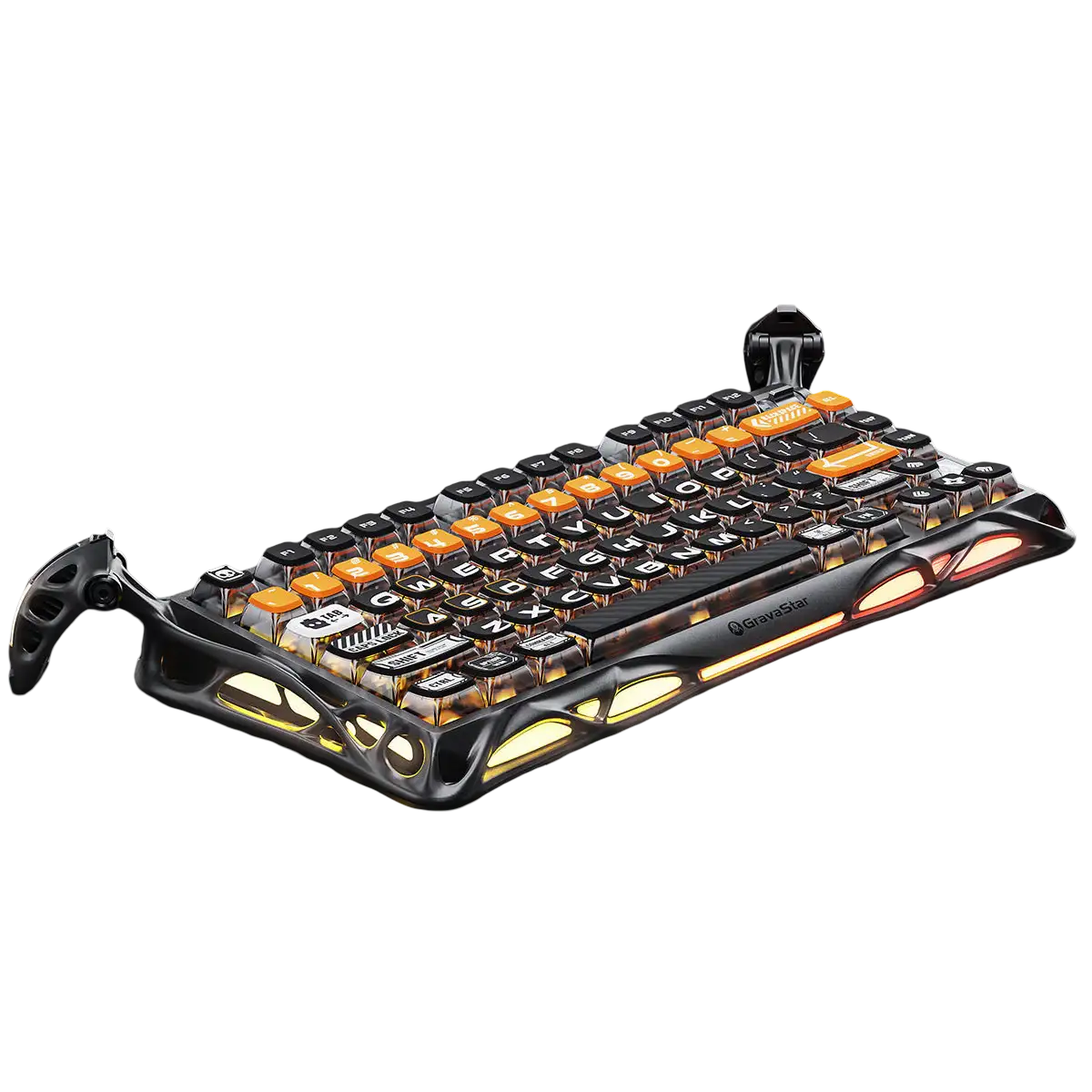 GravaStar - Mercury K1 Pro CyberFlare Wireless Mechanical Keyboard - Bezprzewodowa Klawiatura Mechaniczna