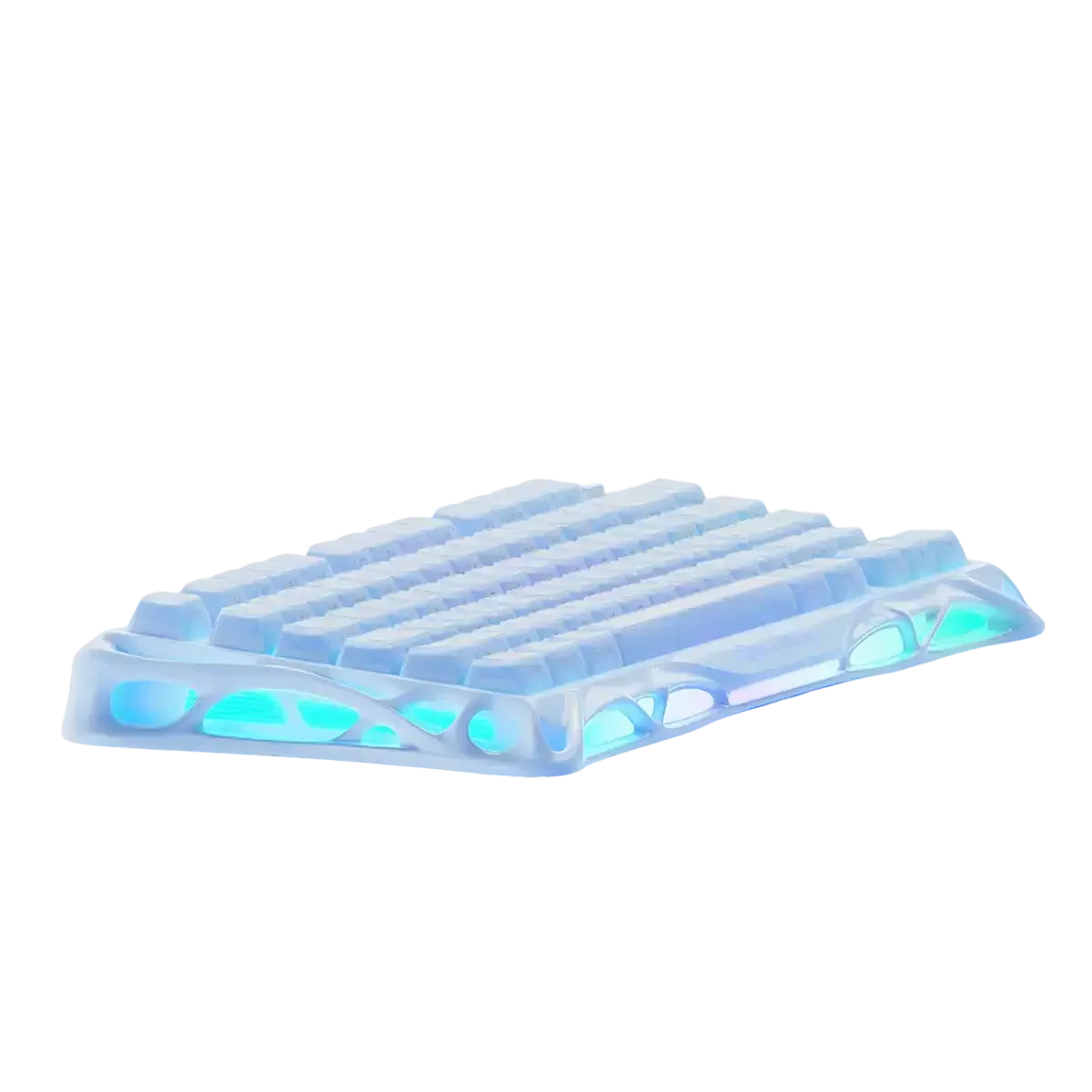 GravaStar - Mercury K1 Ice Blue Wireless Mechanical Keyboard - Bezprzewodowa Klawiatura Mechaniczna