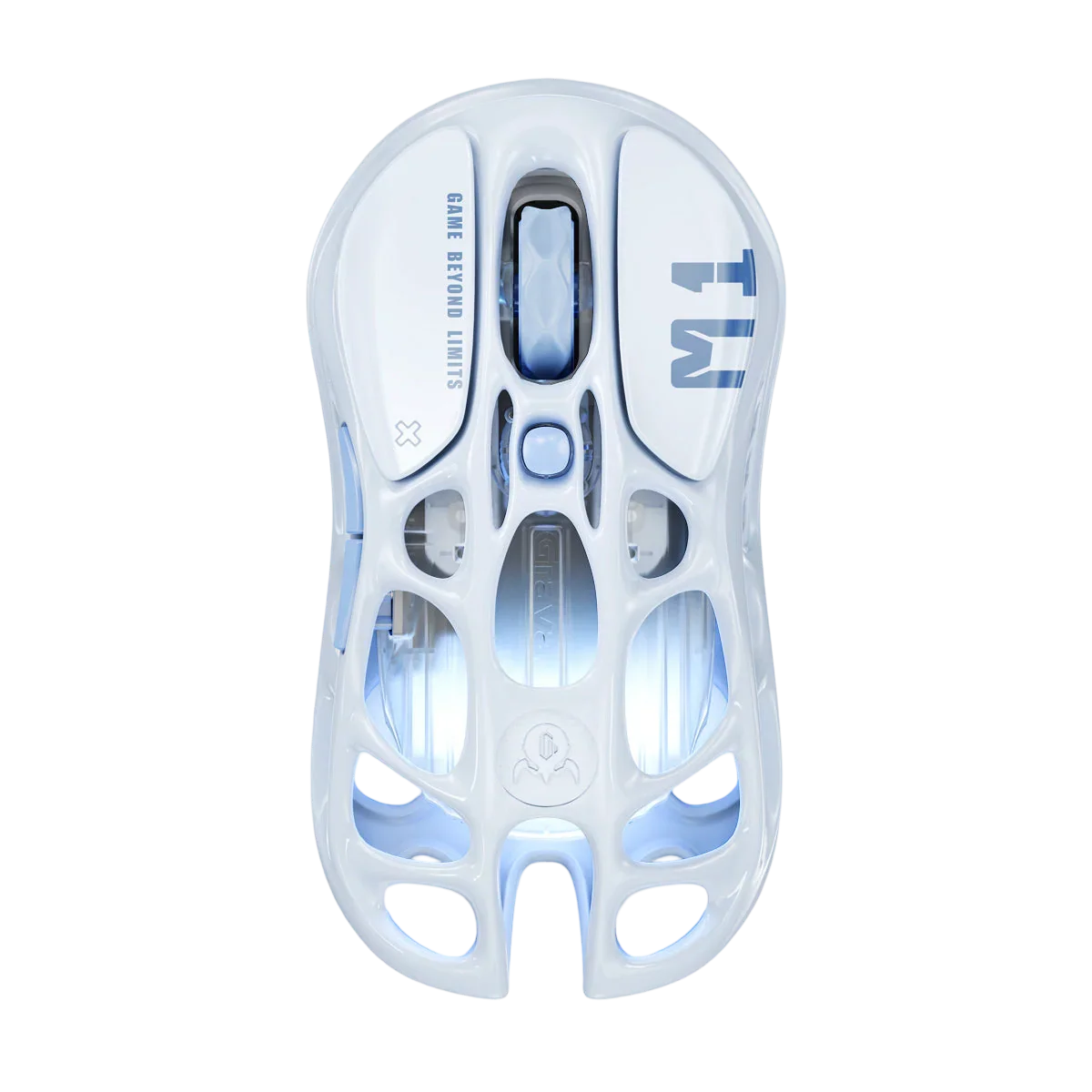 GravaStar - Mercury M1 Pro Special Edition Ice Blue - Wireless Gaming Mouse - Bezprzewodowa Myszka Gamingowa