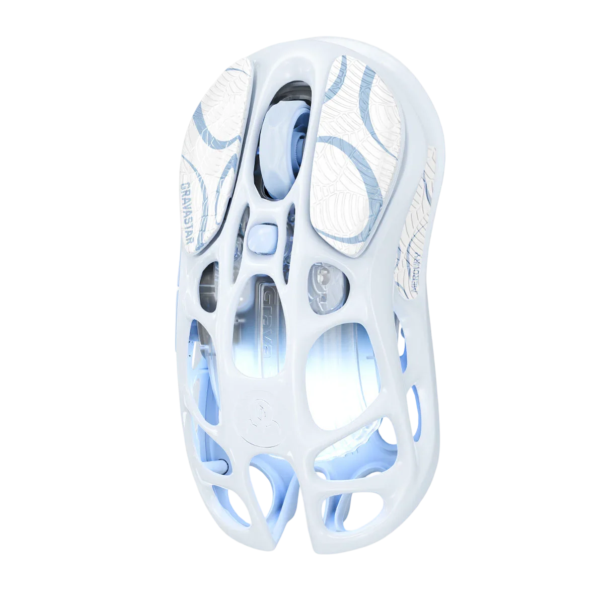 GravaStar - Mercury M1 Pro Special Edition Ice Blue - Wireless Gaming Mouse - Bezprzewodowa Myszka Gamingowa