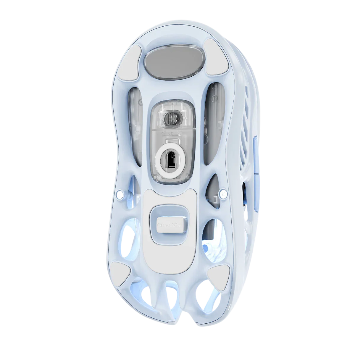 GravaStar - Mercury M1 Pro Special Edition Ice Blue - Wireless Gaming Mouse - Bezprzewodowa Myszka Gamingowa