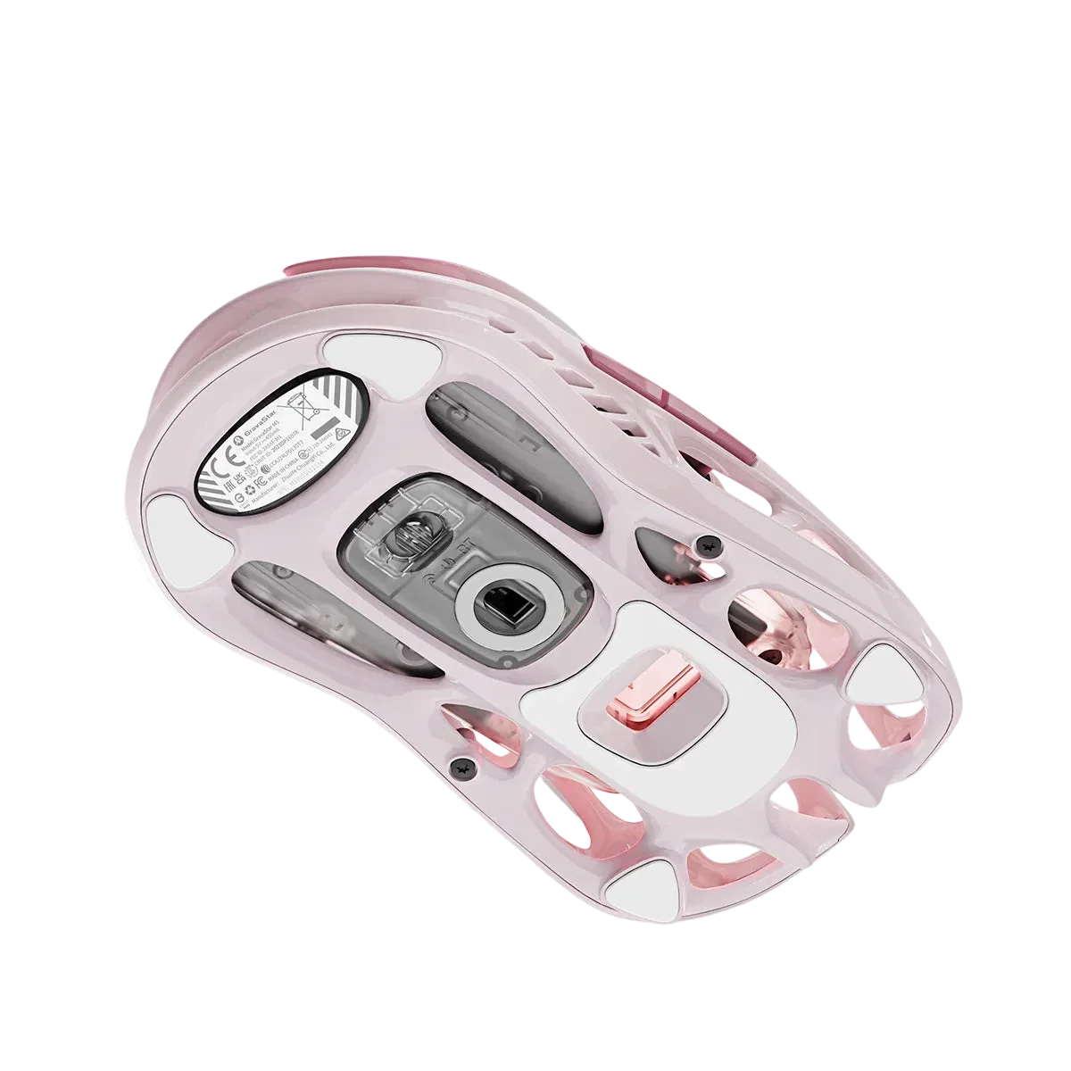 GravaStar - Mercury M1 Pro Special Edition Sakura Pink - Wireless Gaming Mouse - Bezprzewodowa Myszka Gamingowa