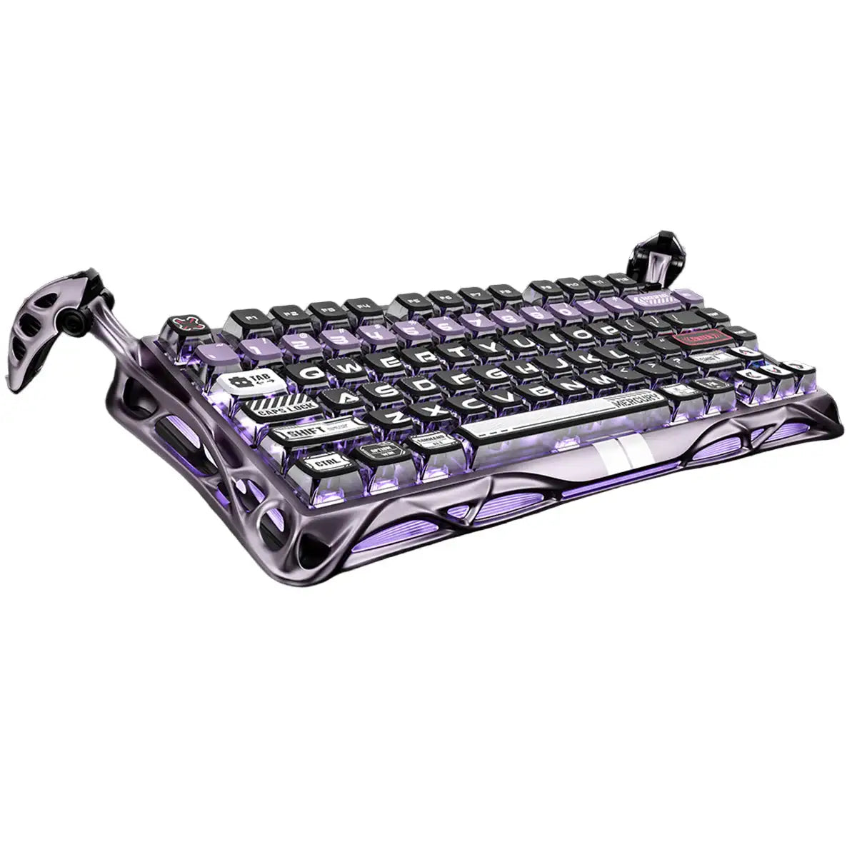 GravaStar - Mercury V75 Pro Iron Purple Wired Magnetic Keyboard - Przewodowa Klawiatura Magnetyczna
