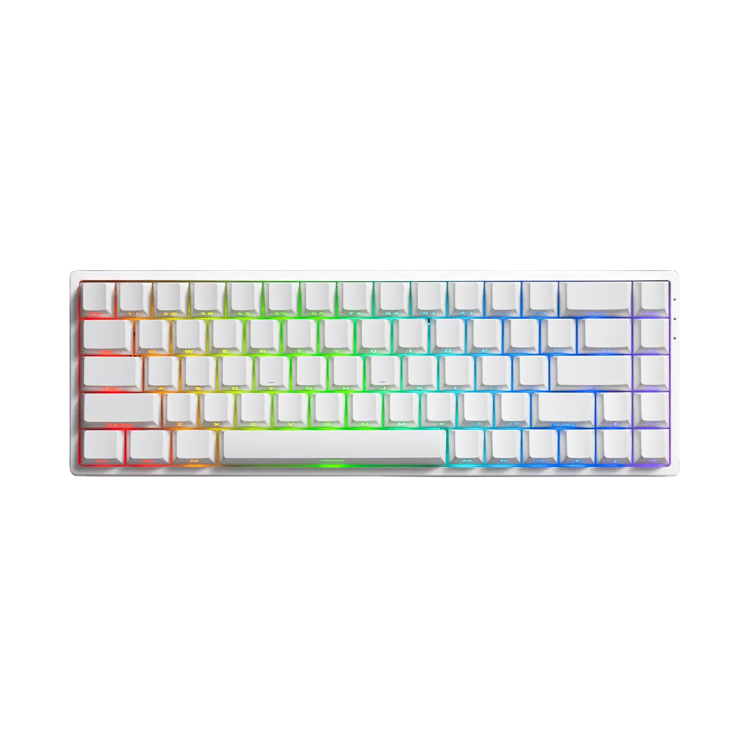 MonsGeek - FUN68 HE Shine-Through White - Klawiatura Magnetyczna