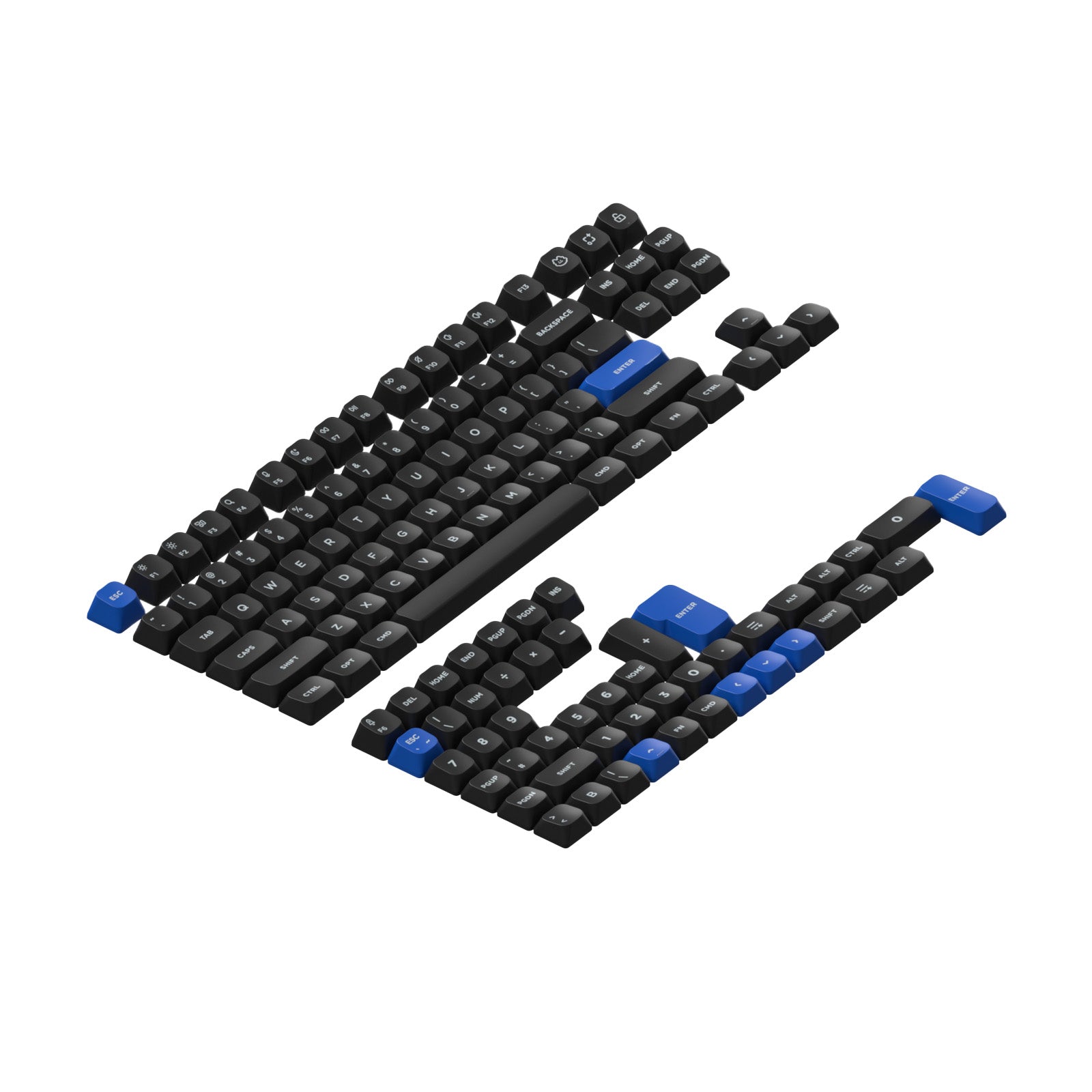 Nuphy - Gem mSA Double-shot PBT Keycaps - Nasadki do klawiatury mechanicznej