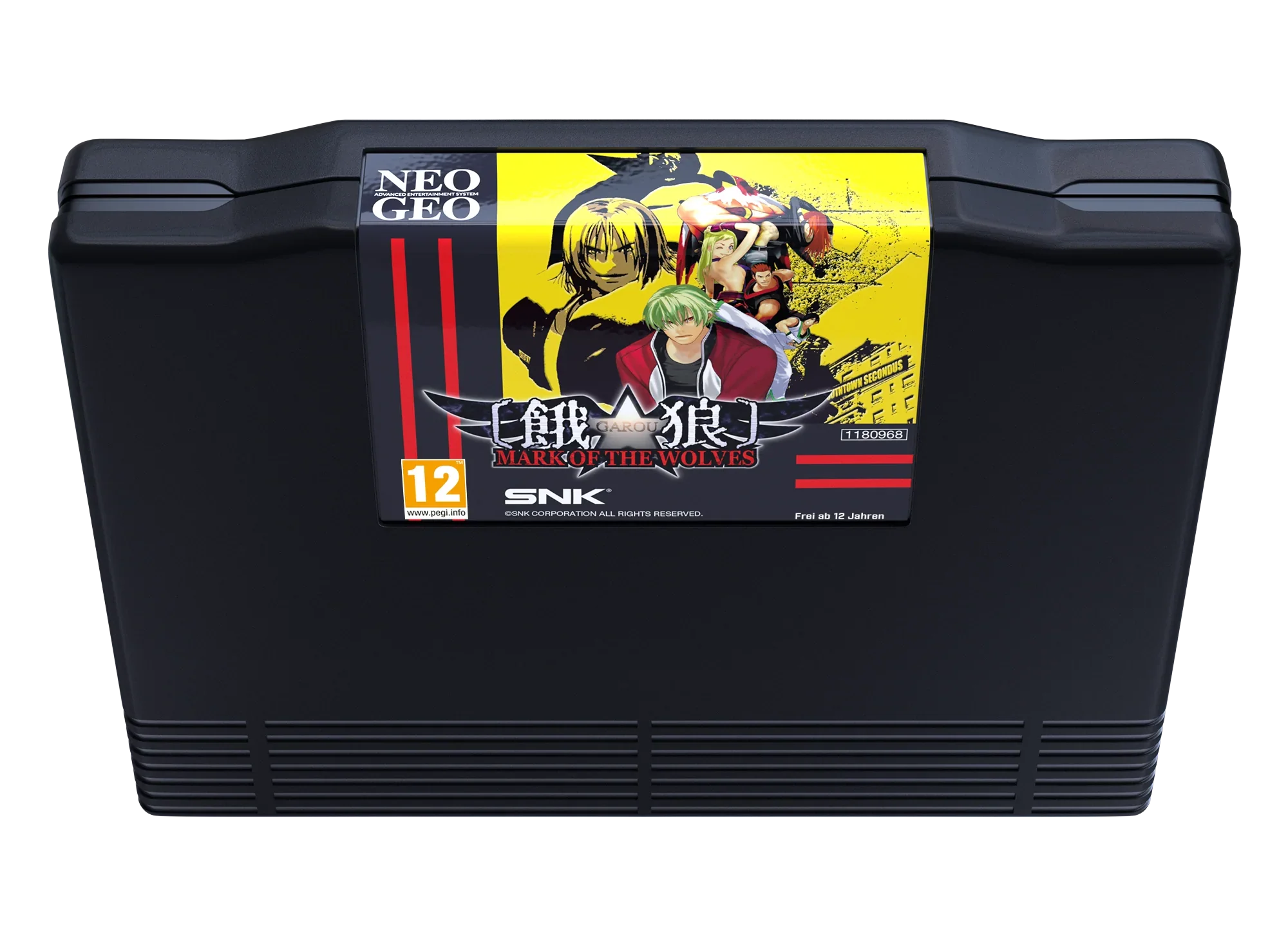 Karta gry Neo Geo Mark of the Wolves z postaciami anime, PEGI 12, SNK
