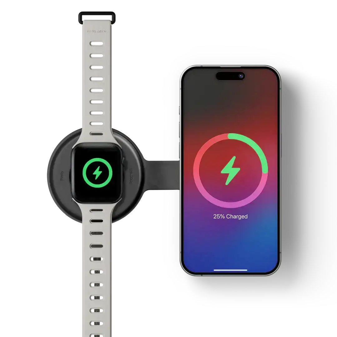 Native Union - Voyage 2-in-1 Magnetic Wireless Charger - Magnetyczna Ładowarka Bezprzewodowa 2w1