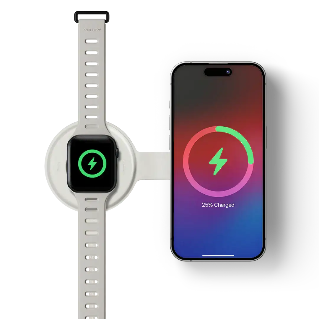 Native Union - Voyage 2-in-1 Magnetic Wireless Charger - Magnetyczna Ładowarka Bezprzewodowa 2w1