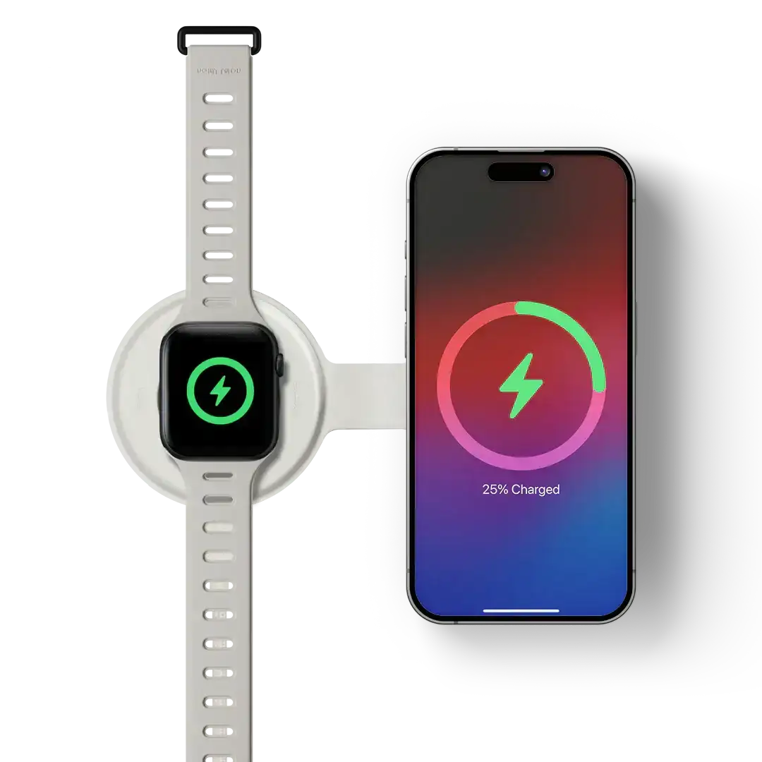 Native Union - Voyage 2-in-1 Magnetic Wireless Charger - Magnetyczna Ładowarka Bezprzewodowa 2w1