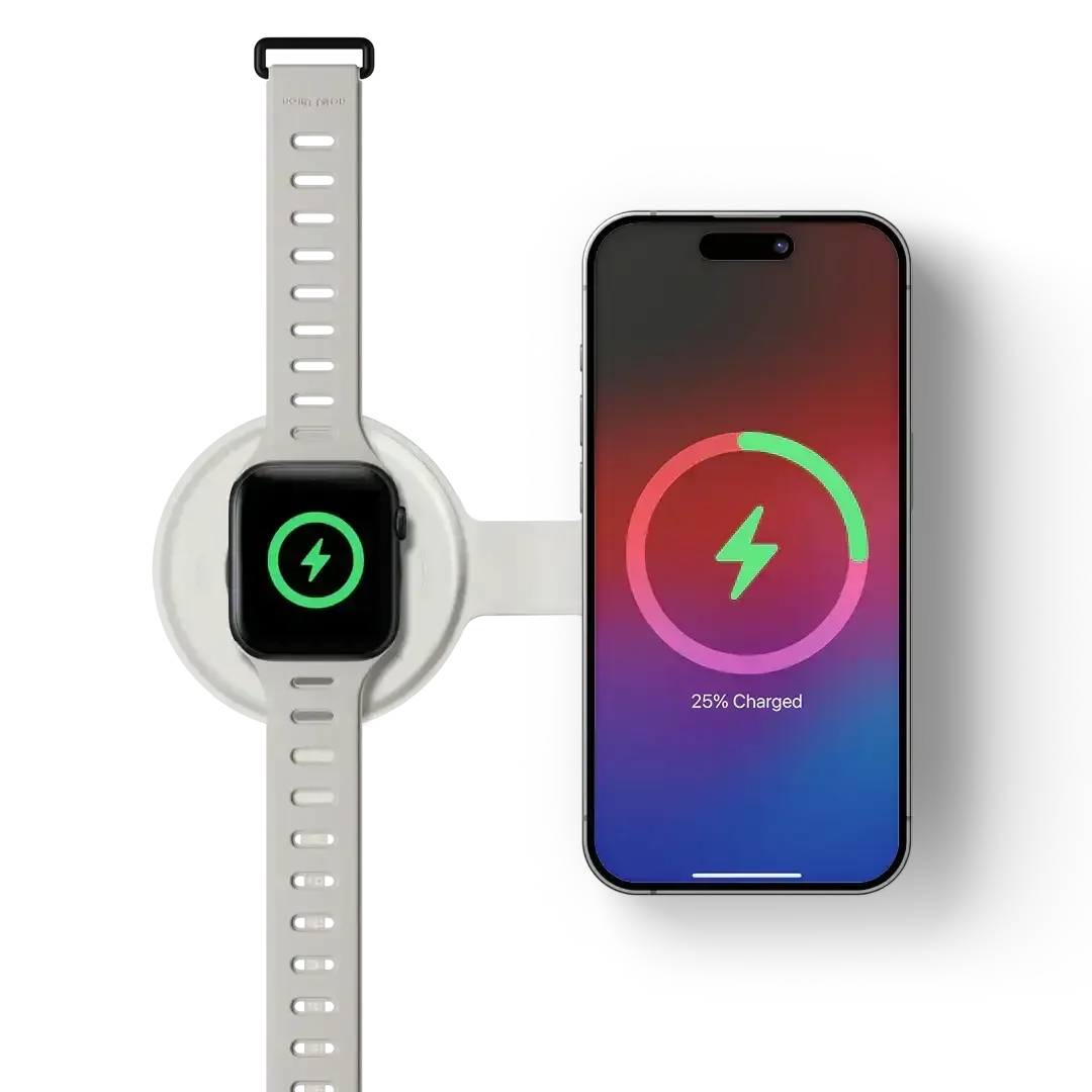 Native Union - Voyage 2-in-1 Magnetic Wireless Charger - Magnetyczna Ładowarka Bezprzewodowa 2w1