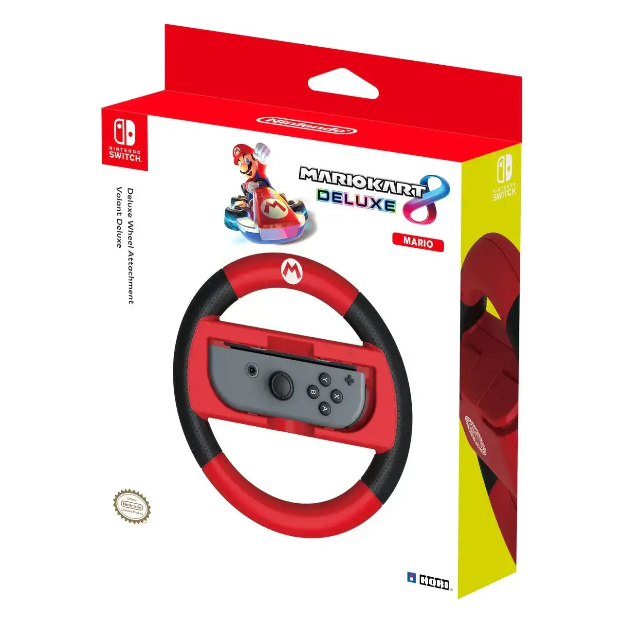 HORI - Mario Kart 8 Deluxe Racing Wheel (Mario) for Nintendo Switch - Kierownica Wyścigowa